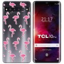 Funda Gel Transparente para TCL 10 Pro diseño Flamenco Dibujos
