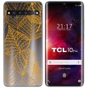 Funda Gel Transparente para TCL 10 Pro diseño Hojas Dibujos