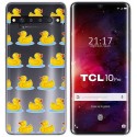 Funda Gel Transparente para TCL 10 Pro diseño Pato Dibujos