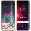 Funda Gel Transparente para TCL 10 Pro diseño Summer Dibujos