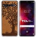 Funda Gel Tpu para TCL 10 Pro diseño Cuero 03 Dibujos
