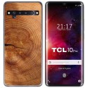 Funda Gel Tpu para TCL 10 Pro diseño Madera 04 Dibujos