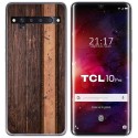 Funda Gel Tpu para TCL 10 Pro diseño Madera 05 Dibujos