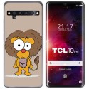 Funda Gel Tpu para TCL 10 Pro diseño Leon Dibujos