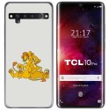 Funda Gel Tpu para TCL 10 Pro diseño Leones Dibujos
