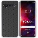 Funda Gel Tpu para TCL 10 Pro diseño Metal Dibujos