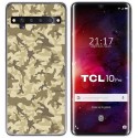 Funda Gel Tpu para TCL 10 Pro diseño Sand Camuflaje Dibujos
