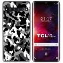 Funda Gel Tpu para TCL 10 Pro diseño Snow Camuflaje Dibujos