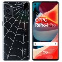 Funda Gel Transparente para Oppo Reno 4 Pro 5G diseño Araña Dibujos