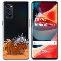 Funda Gel Transparente para Oppo Reno 4 Pro 5G diseño Bufalo Dibujos