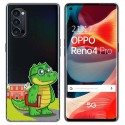 Funda Gel Transparente para Oppo Reno 4 Pro 5G diseño Coco Dibujos