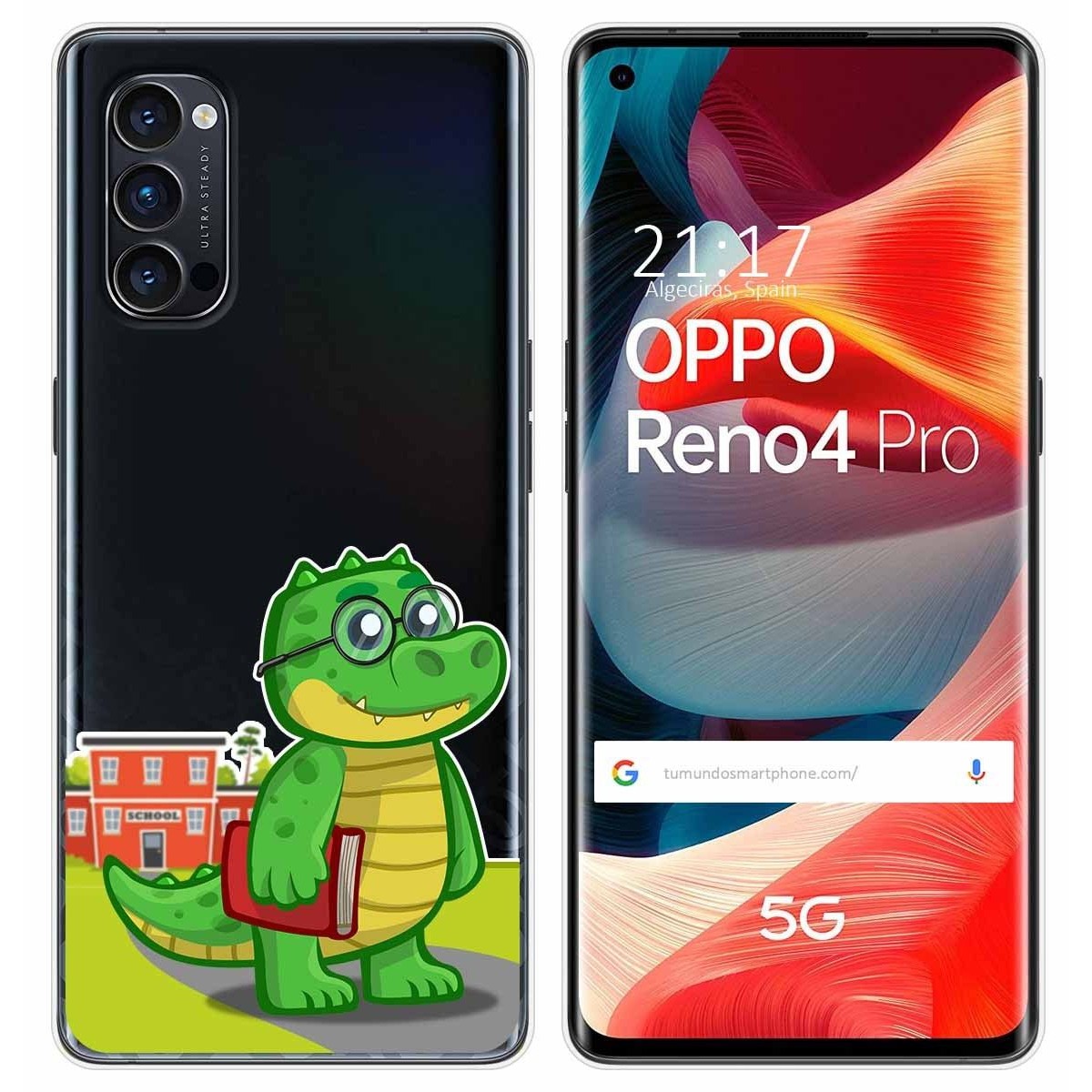 Funda Gel Transparente para Oppo Reno 4 Pro 5G diseño Coco Dibujos