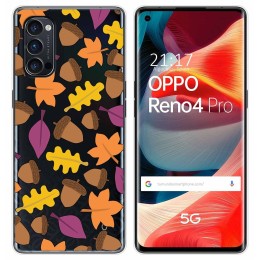 Funda Gel Transparente para Oppo Reno 4 Pro 5G diseño Otoño Dibujos