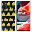 Funda Gel Transparente para Oppo Reno 4 Pro 5G diseño Pato Dibujos