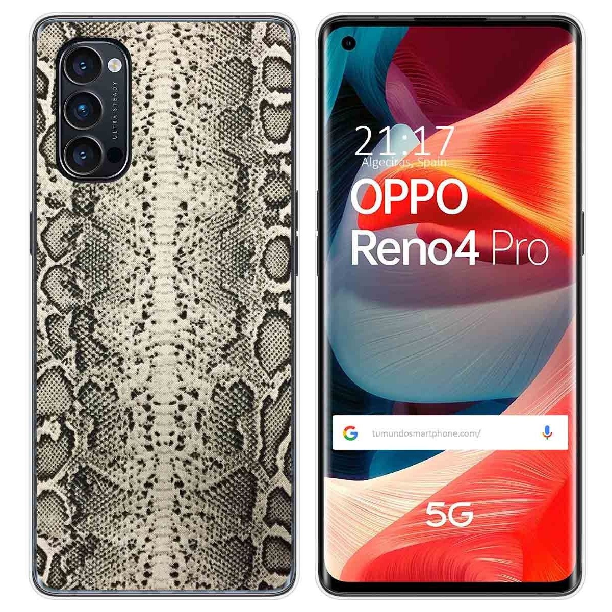Funda Gel Tpu para Oppo Reno 4 Pro 5G diseño Animal 01 Dibujos