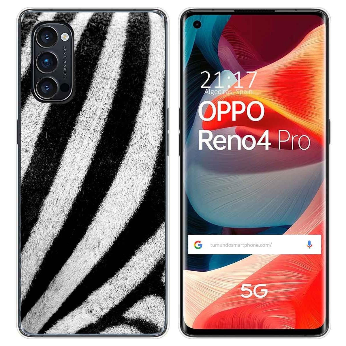 Funda Gel Tpu para Oppo Reno 4 Pro 5G diseño Animal 02 Dibujos