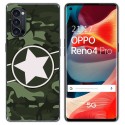Funda Gel Tpu para Oppo Reno 4 Pro 5G diseño Camuflaje 01 Dibujos
