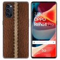 Funda Gel Tpu para Oppo Reno 4 Pro 5G diseño Cuero 01 Dibujos