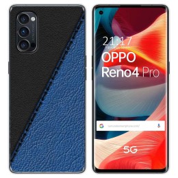 Funda Gel Tpu para Oppo Reno 4 Pro 5G diseño Cuero 02 Dibujos
