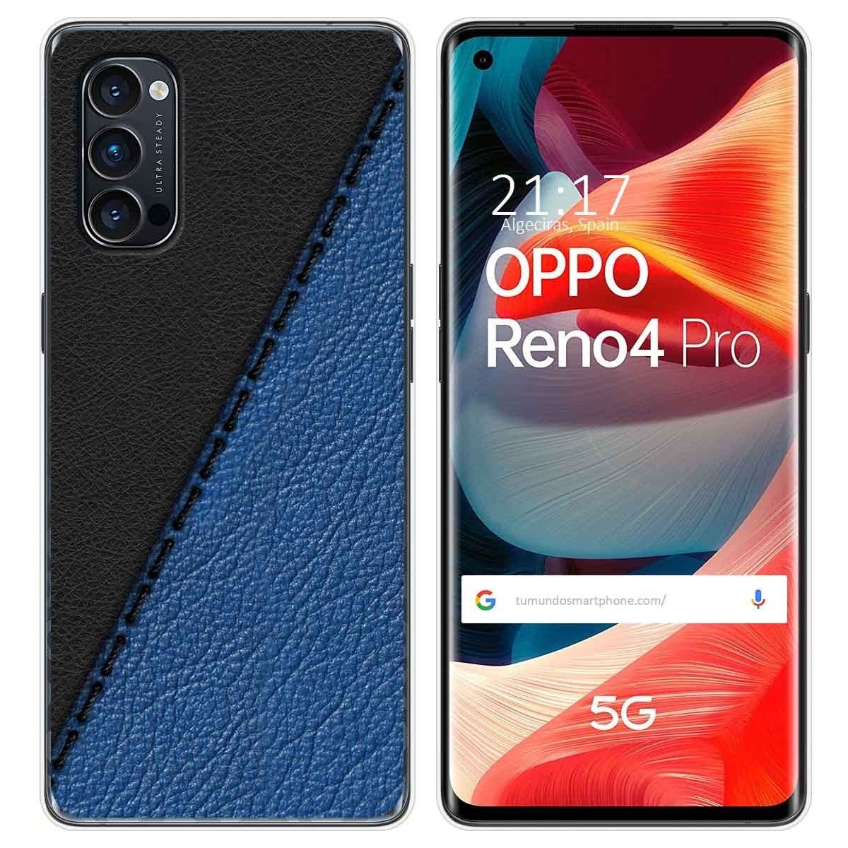 Funda Gel Tpu para Oppo Reno 4 Pro 5G diseño Cuero 02 Dibujos