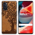 Funda Gel Tpu para Oppo Reno 4 Pro 5G diseño Cuero 03 Dibujos