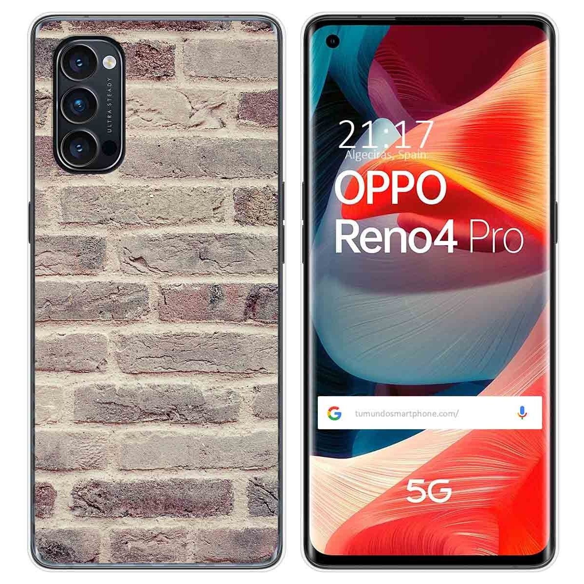 Funda Gel Tpu para Oppo Reno 4 Pro 5G diseño Ladrillo 01 Dibujos