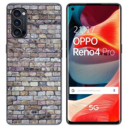 Funda Gel Tpu para Oppo Reno 4 Pro 5G diseño Ladrillo 02 Dibujos