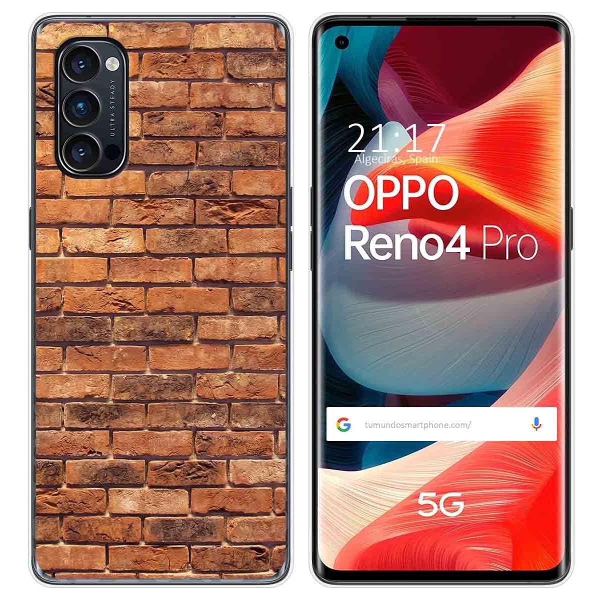 Funda Gel Tpu para Oppo Reno 4 Pro 5G diseño Ladrillo 04 Dibujos