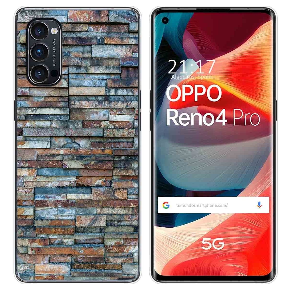 Funda Gel Tpu para Oppo Reno 4 Pro 5G diseño Ladrillo 05 Dibujos