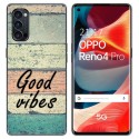 Funda Gel Tpu para Oppo Reno 4 Pro 5G diseño Madera 01 Dibujos