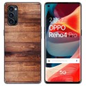Funda Gel Tpu para Oppo Reno 4 Pro 5G diseño Madera 02 Dibujos
