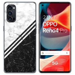 Funda Gel Tpu para Oppo Reno 4 Pro 5G diseño Mármol 01 Dibujos