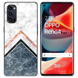 Funda Gel Tpu para Oppo Reno 4 Pro 5G diseño Mármol 05 Dibujos