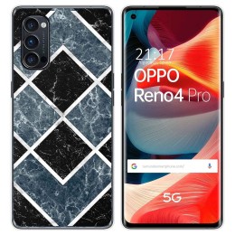 Funda Gel Tpu para Oppo Reno 4 Pro 5G diseño Mármol 06 Dibujos