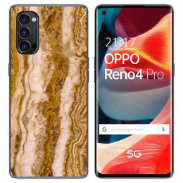 Funda Gel Tpu para Oppo Reno 4 Pro 5G diseño Mármol 10 Dibujos