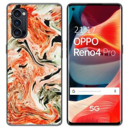 Funda Gel Tpu para Oppo Reno 4 Pro 5G diseño Mármol 12 Dibujos
