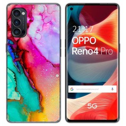 Funda Gel Tpu para Oppo Reno 4 Pro 5G diseño Mármol 15 Dibujos