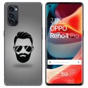 Funda Gel Tpu para Oppo Reno 4 Pro 5G diseño Barba Dibujos