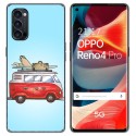 Funda Gel Tpu para Oppo Reno 4 Pro 5G diseño Furgoneta Dibujos