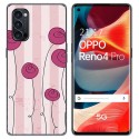 Funda Gel Tpu para Oppo Reno 4 Pro 5G diseño Flores Vintage Dibujos