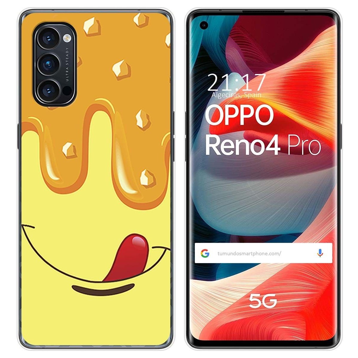 Funda Gel Tpu para Oppo Reno 4 Pro 5G diseño Helado Vainilla Dibujos
