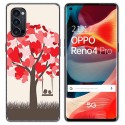 Funda Gel Tpu para Oppo Reno 4 Pro 5G diseño Pajaritos Dibujos