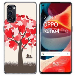 Funda Gel Tpu para Oppo Reno 4 Pro 5G diseño Pajaritos Dibujos