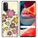 Funda Gel Tpu para Oppo Reno 4 Pro 5G diseño Primavera En Flor Dibujos