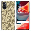Funda Gel Tpu para Oppo Reno 4 Pro 5G diseño Sand Camuflaje Dibujos