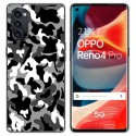 Funda Gel Tpu para Oppo Reno 4 Pro 5G diseño Snow Camuflaje Dibujos