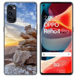 Funda Gel Tpu para Oppo Reno 4 Pro 5G diseño Sunset Dibujos