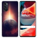 Funda Gel Tpu para Oppo Reno 4 Pro 5G diseño Tierra Dibujos