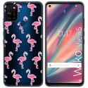 Funda Gel Transparente para Wiko View5 / View5 Plus diseño Flamenco Dibujos