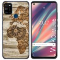 Funda Gel Tpu para Wiko View5 / View5 Plus diseño Madera 07 Dibujos